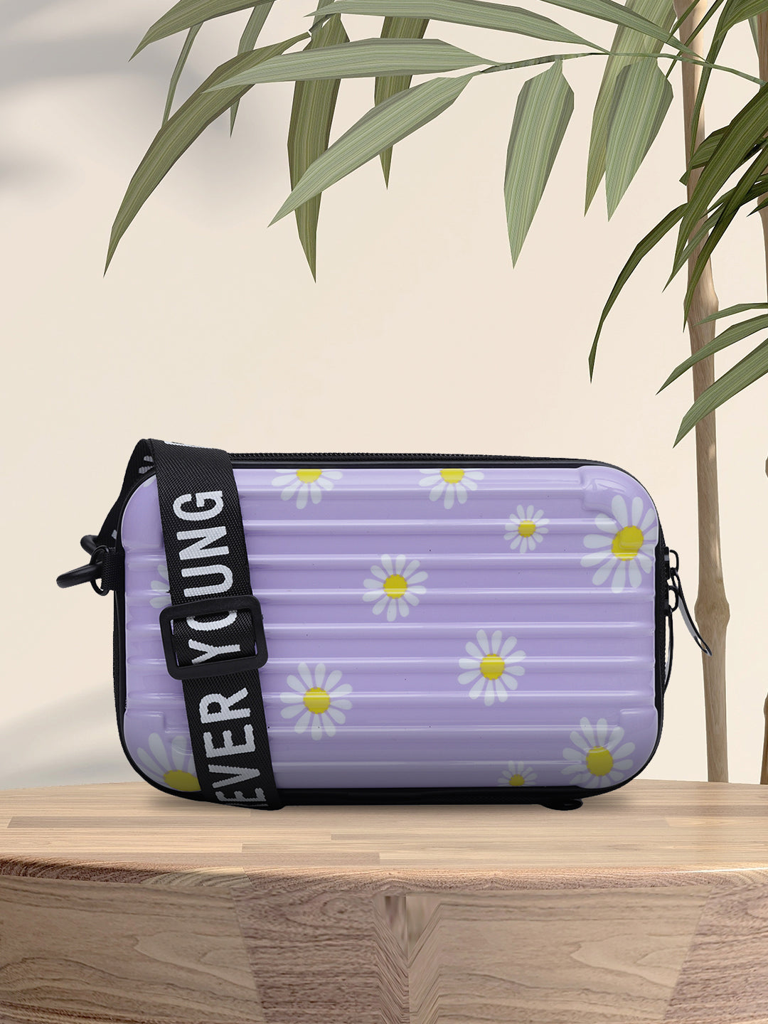 MINI WESST Purple Casual Solid Sling Bag(MWHB195PR)