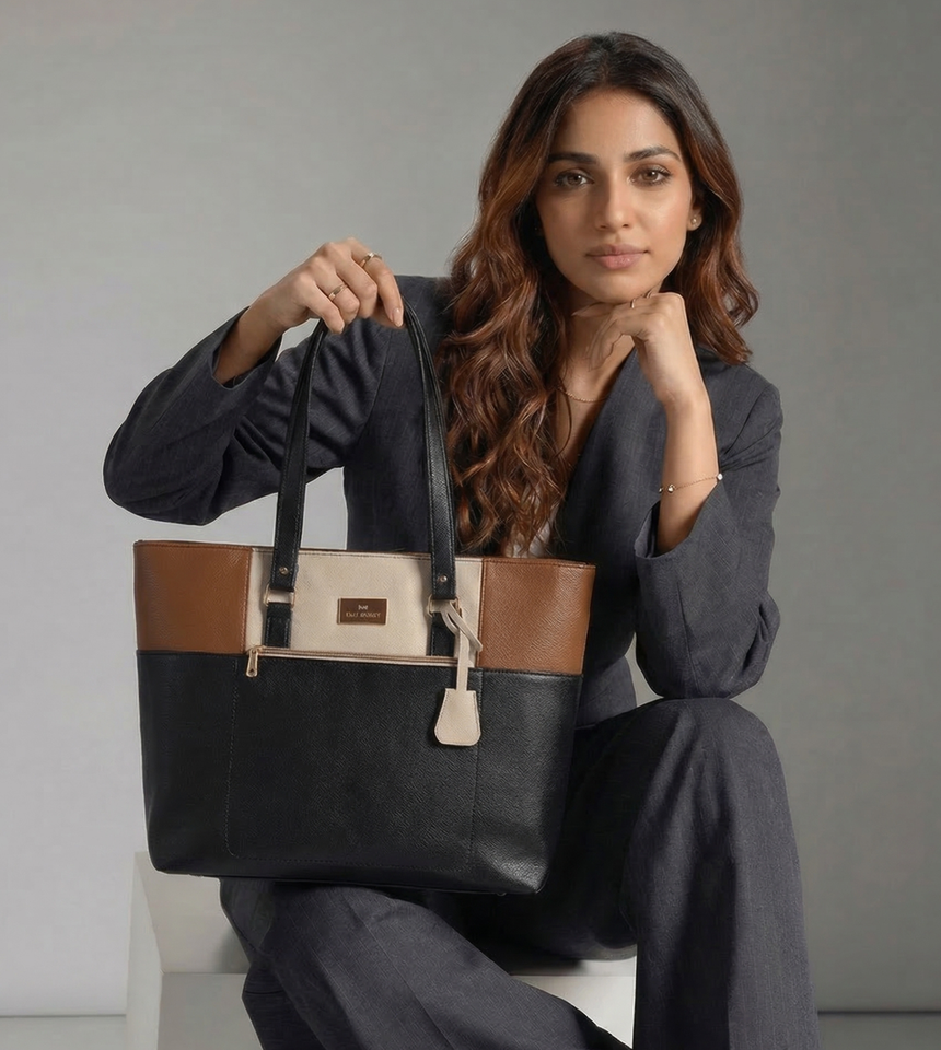 Geller Black Classic Tote Bag