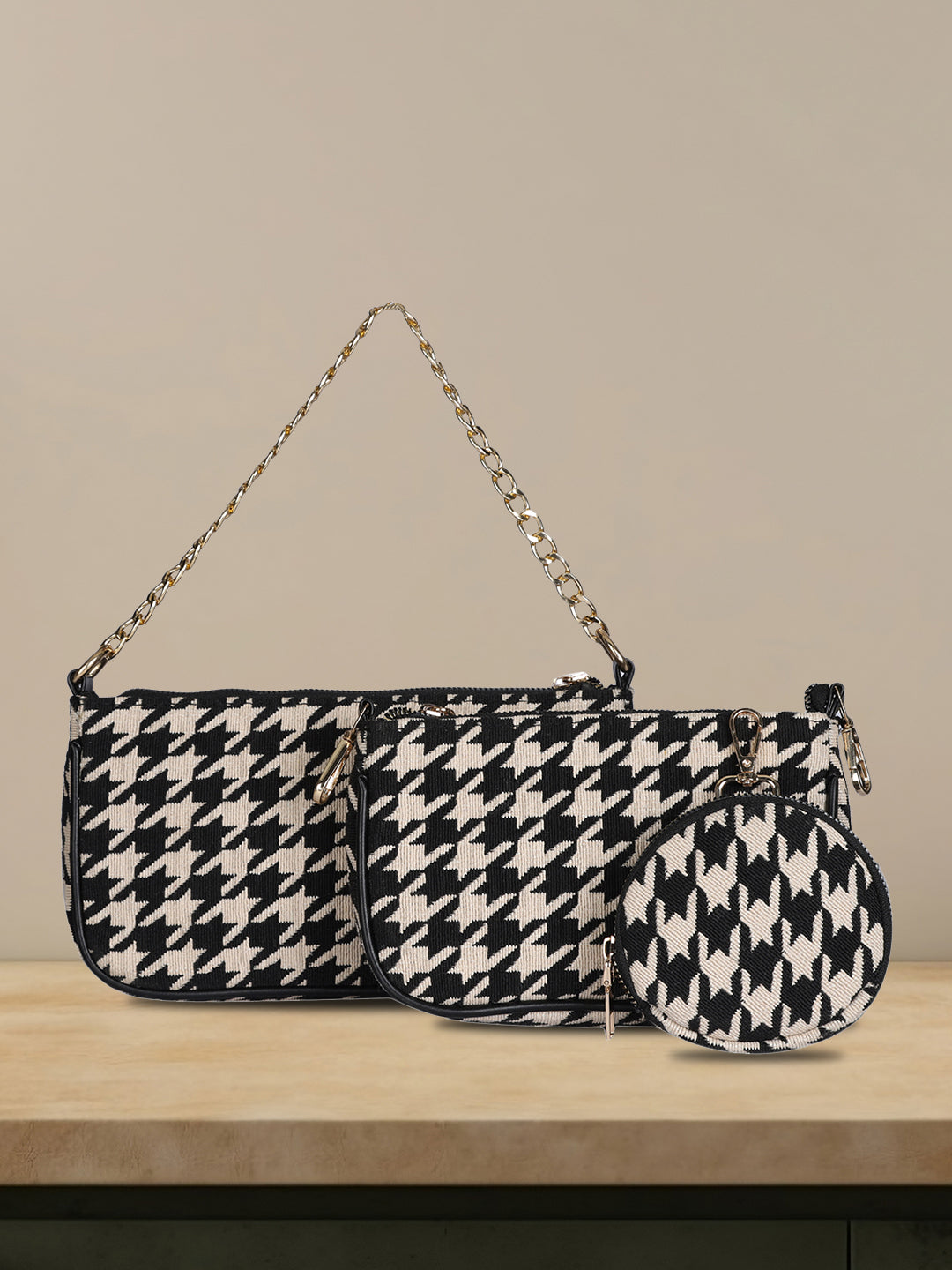 Women's Printed Shoulder & Sling Bag Both