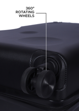 The Moon Check In Black Medium Luggage