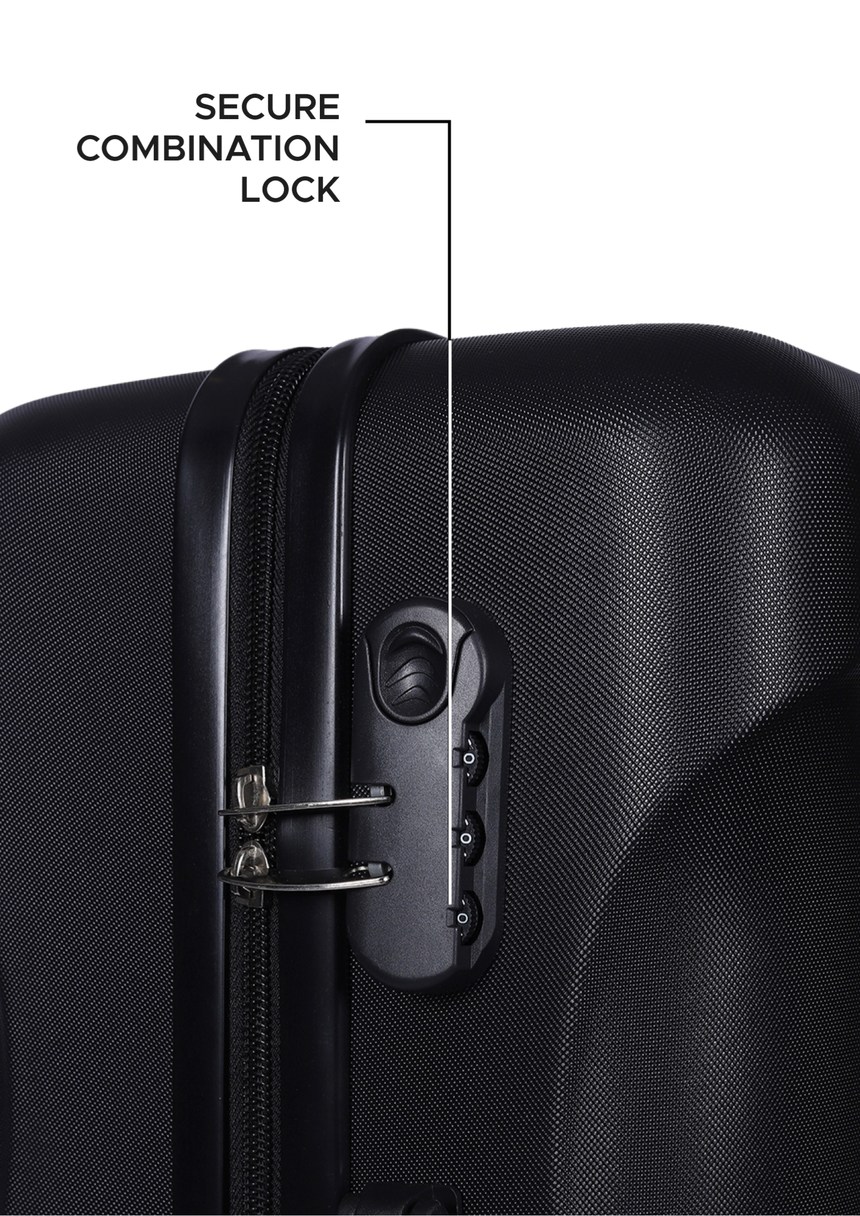 The Moon Check In Black Medium Luggage