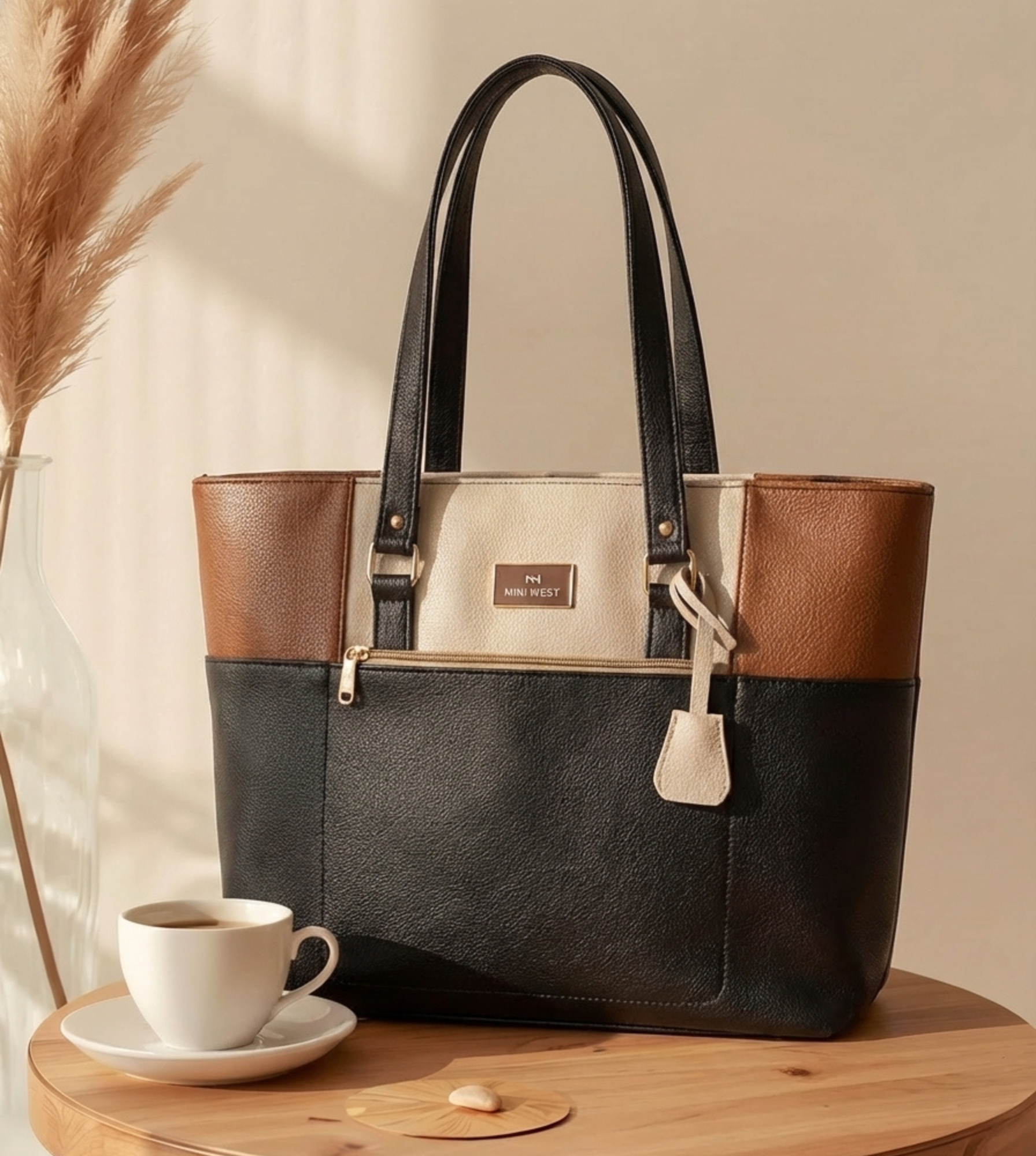 Geller Black Classic Tote Bag