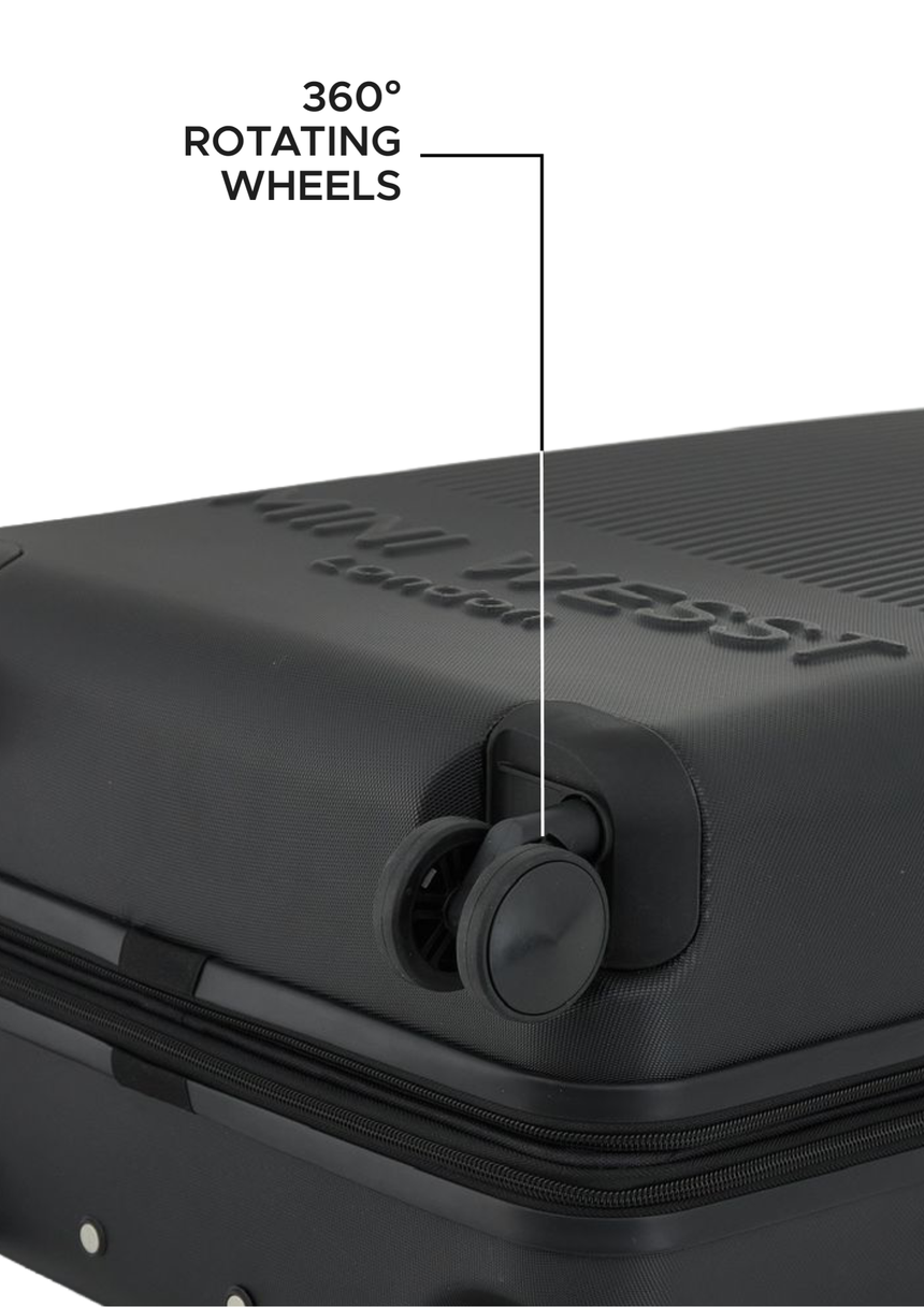 Mw London Black Set Of 2 Luggage