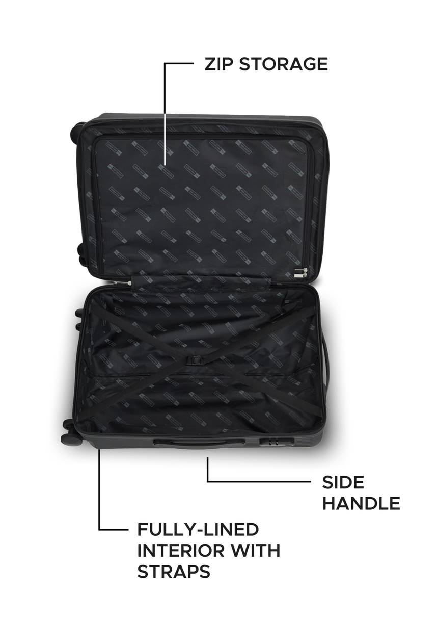 Mw London Black Set Of 2 Luggage