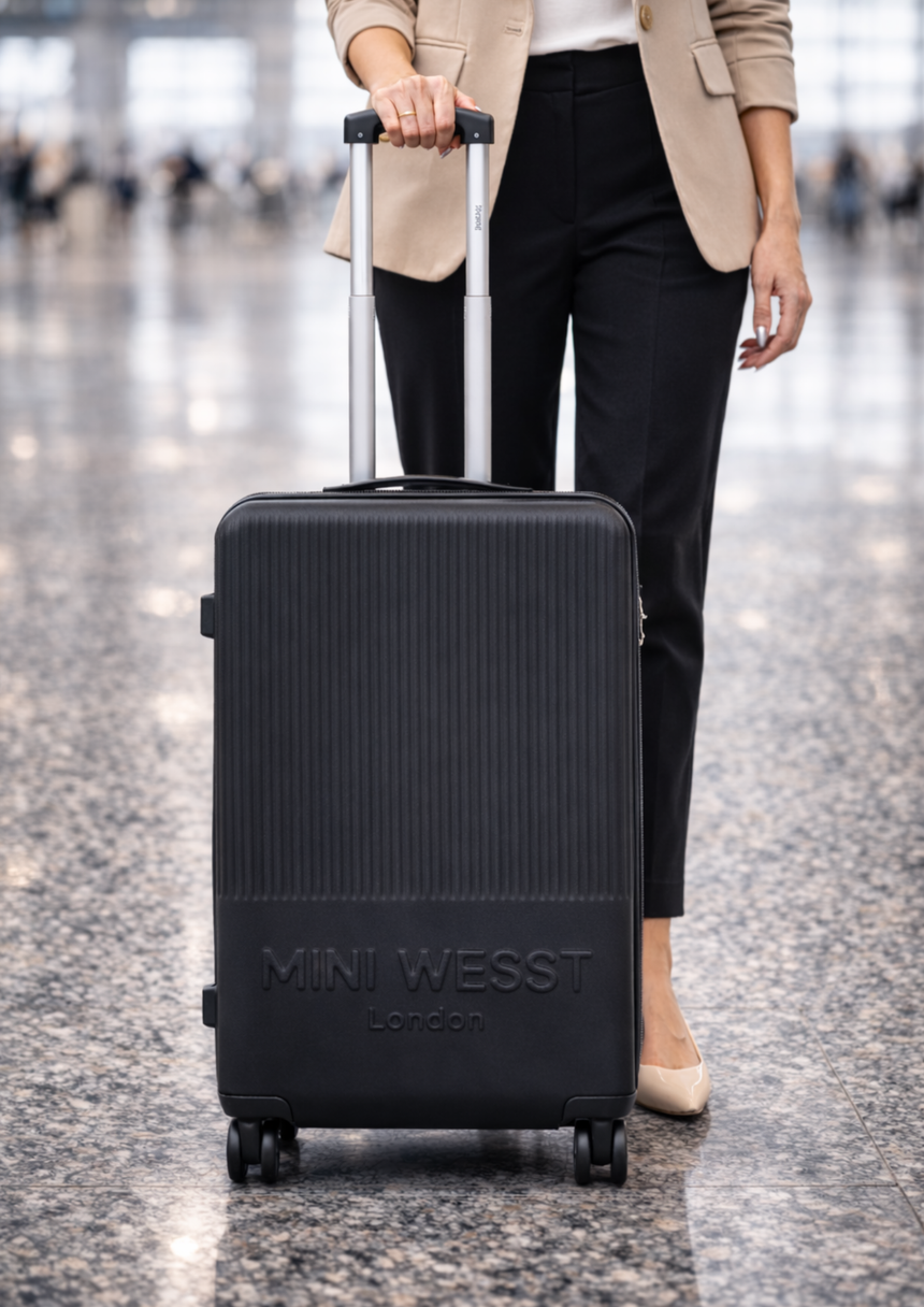 Mw London Check-In Black Medium Luggage