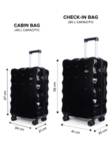 On The Go Cabin Black Small Luggage