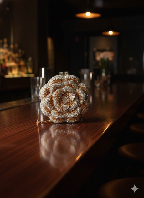 Rose Multicoloured Clutch