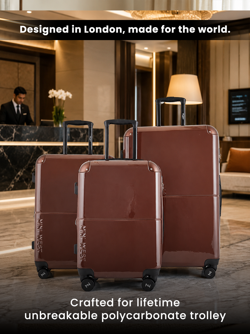 Decembers Set of 3 Luggage (Small + Medium + Large)
