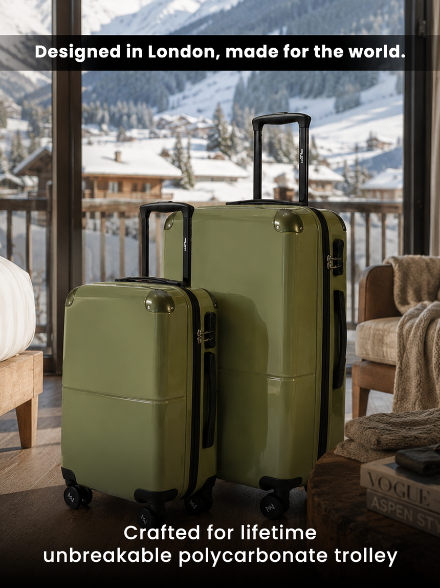 Decembers Set of 2 Luggage (Medium + Large)
