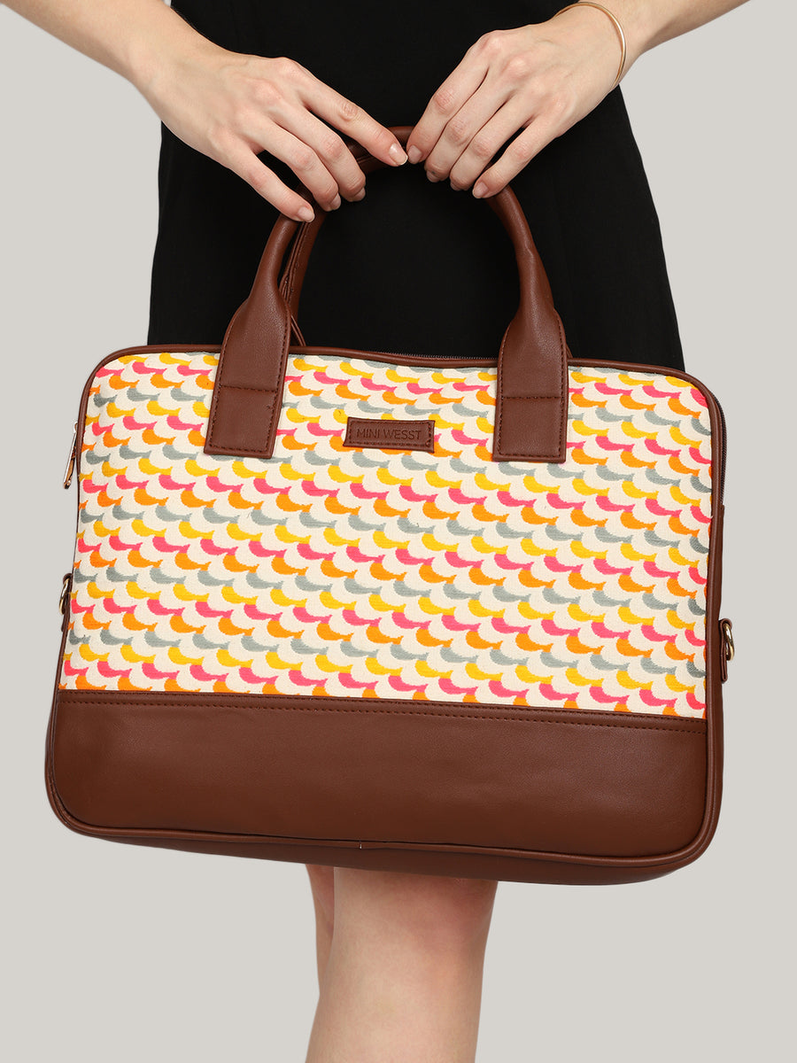 Work My Life Multicolor Laptop Bag – Miniwesst