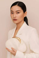 Margaret Off White Clutch