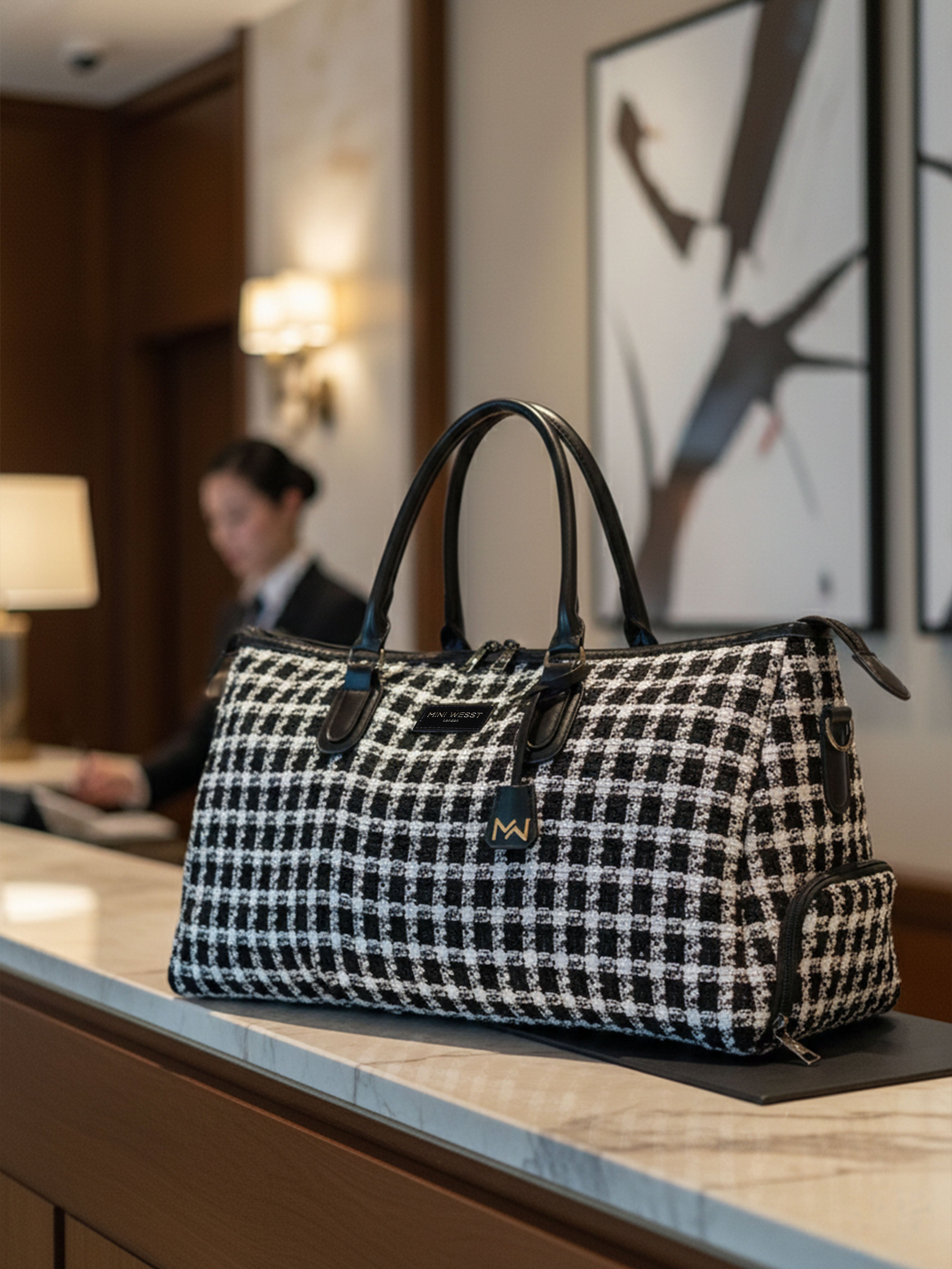 Wall Street Black London Duffle Bag