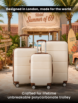 Summer Of 69 Set of 3 Luggage(Small + Medium + Large)