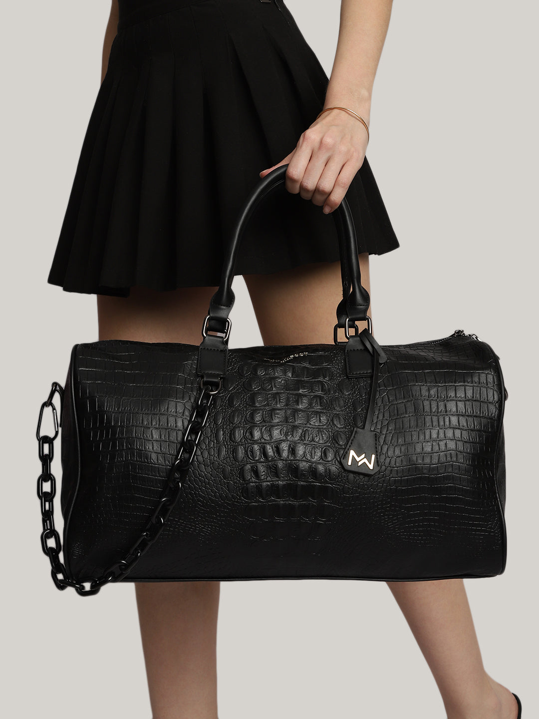 Soho Classic Black Duffle