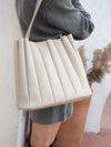 Leo Beige Shoulder Bag With Pouch