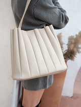 Leo Beige Shoulder Bag With Pouch