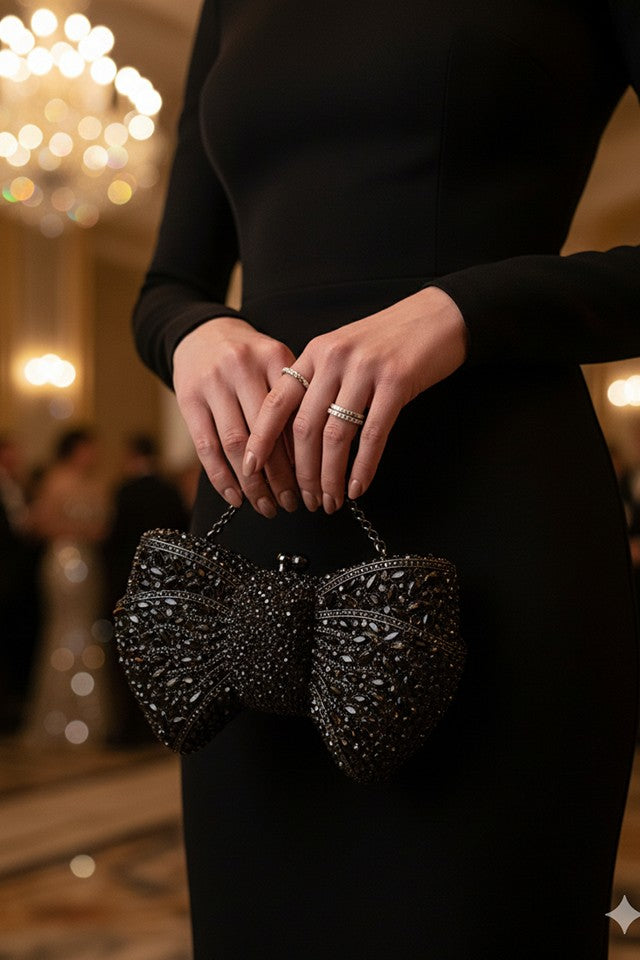 Bow Multicolor Clutch