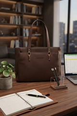 Dusk Till Dawn Brown Tote