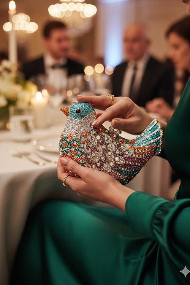 Birdie Multicolor Clutch