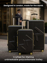 MW London 2.0 Set of 3 Luggage(Small + Medium + Large)