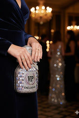 Champagne Vip Multicolor Clutch