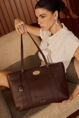Ava Classic Brown Tote