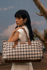 Wall Street Brown and Black London Duffle Bag