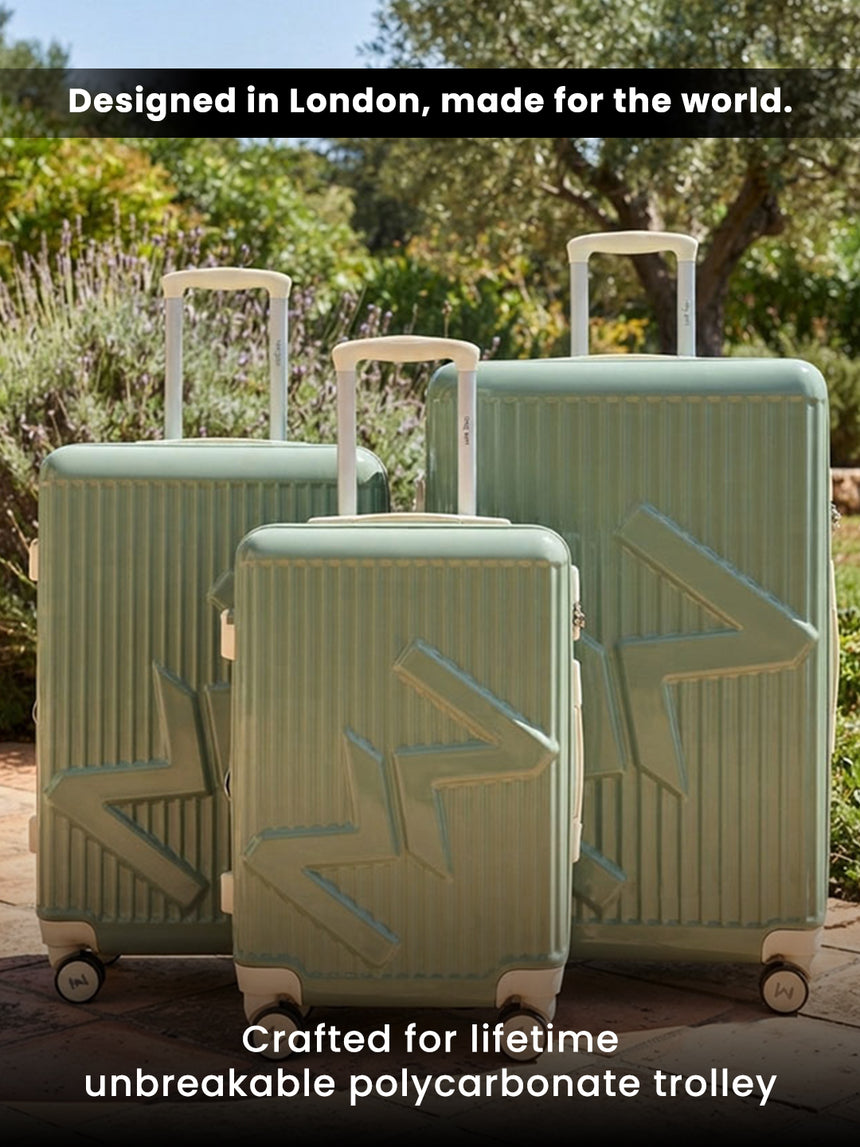 MW London 2.0 Set of 3 Luggage(Small + Medium + Large)