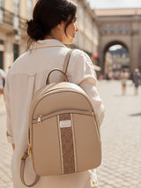 Noha Luxury Beige London Backpack
