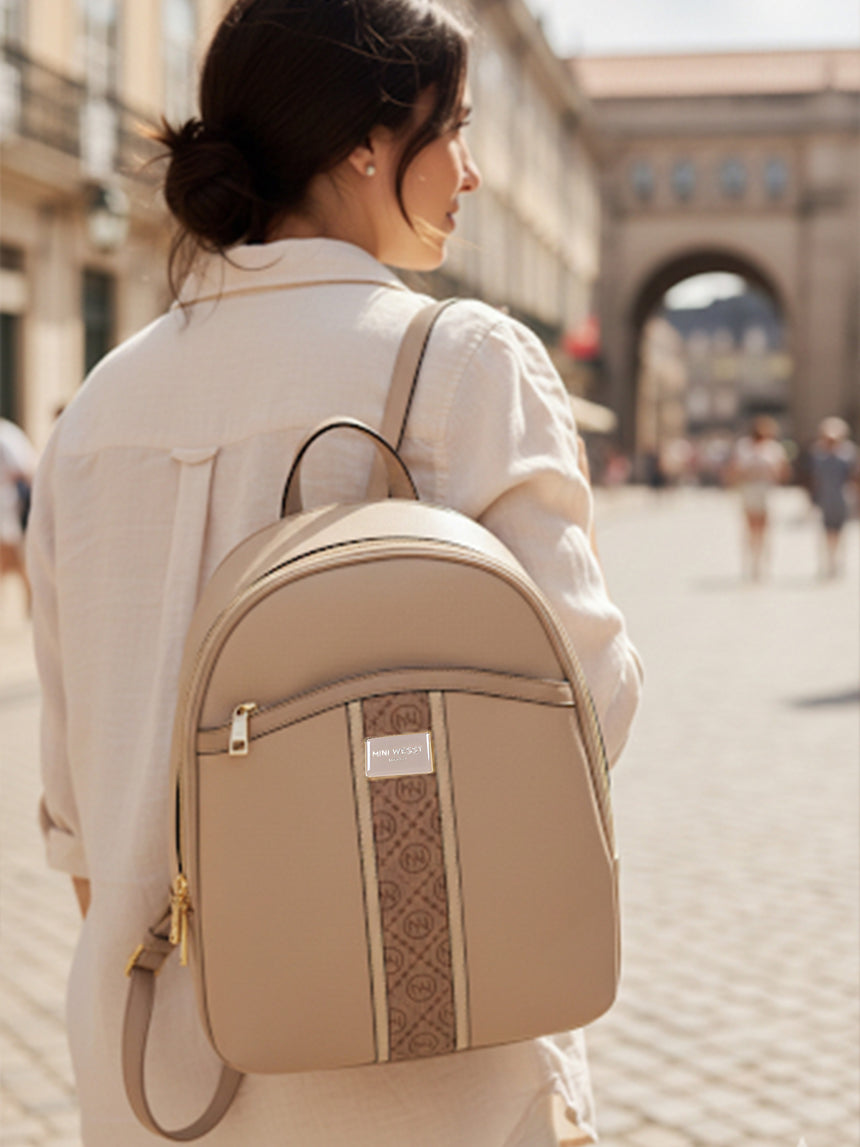 Noha Luxury Beige London Backpack