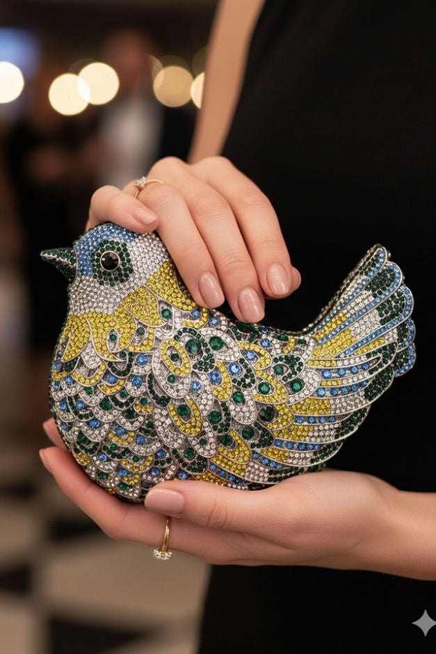 Birdie Multicolor Clutch