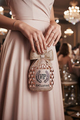 Champagne Vip Multicolor Clutch