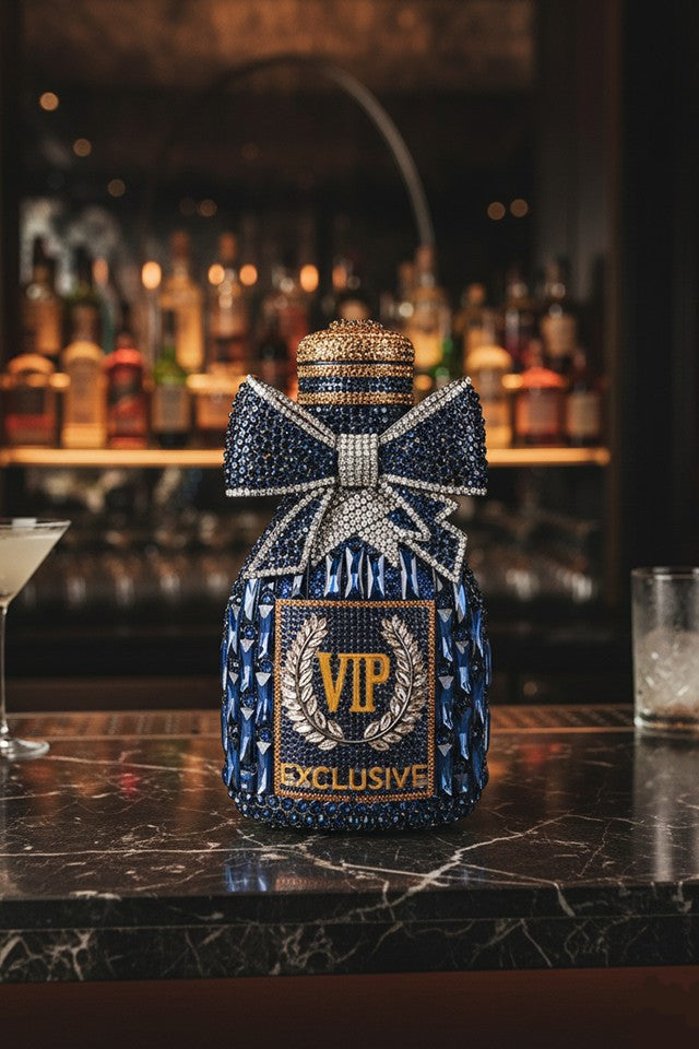 Champagne Vip Multicolor Clutch