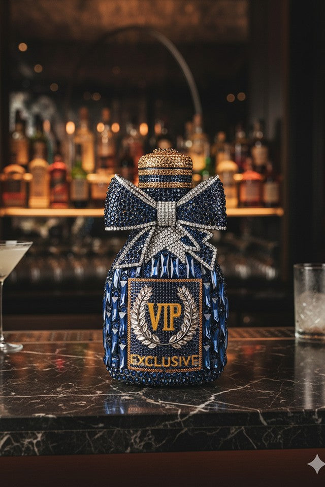 Champagne Vip Multicolor Clutch