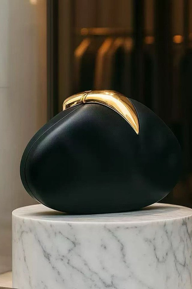 Margaret Black Clutch