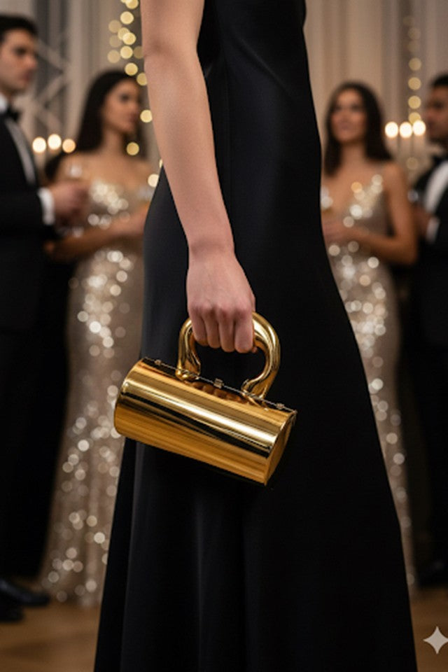 L' Amour Golden Clutch