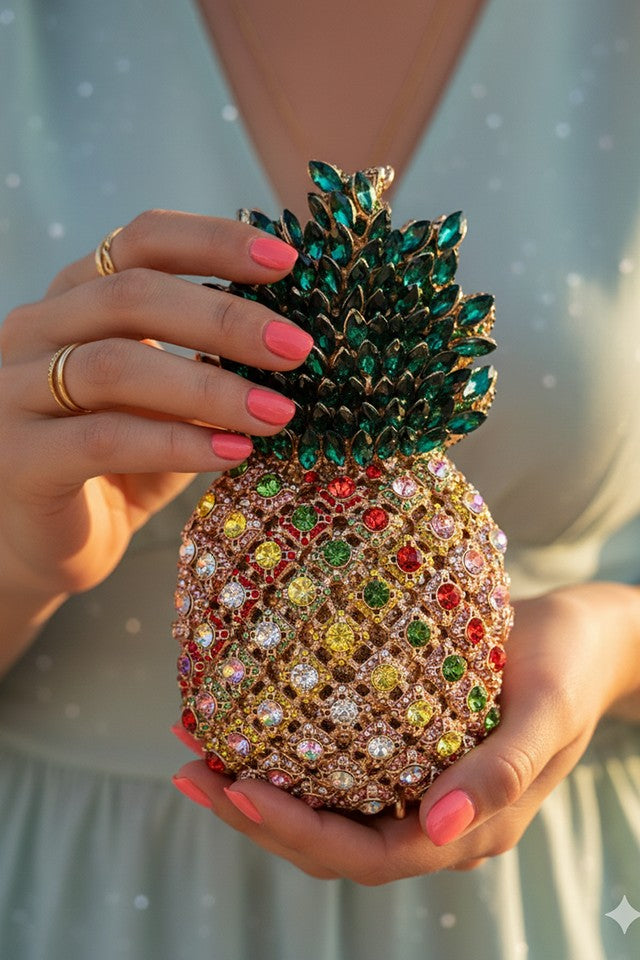 Pineapple Multicolor Clutch