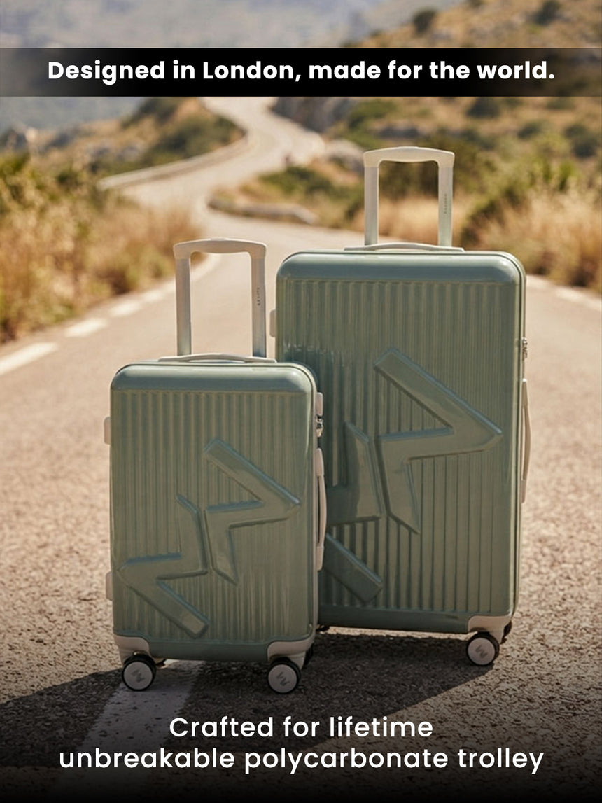 MW London 2.0 Set of 2 Luggage(Medium + Large)