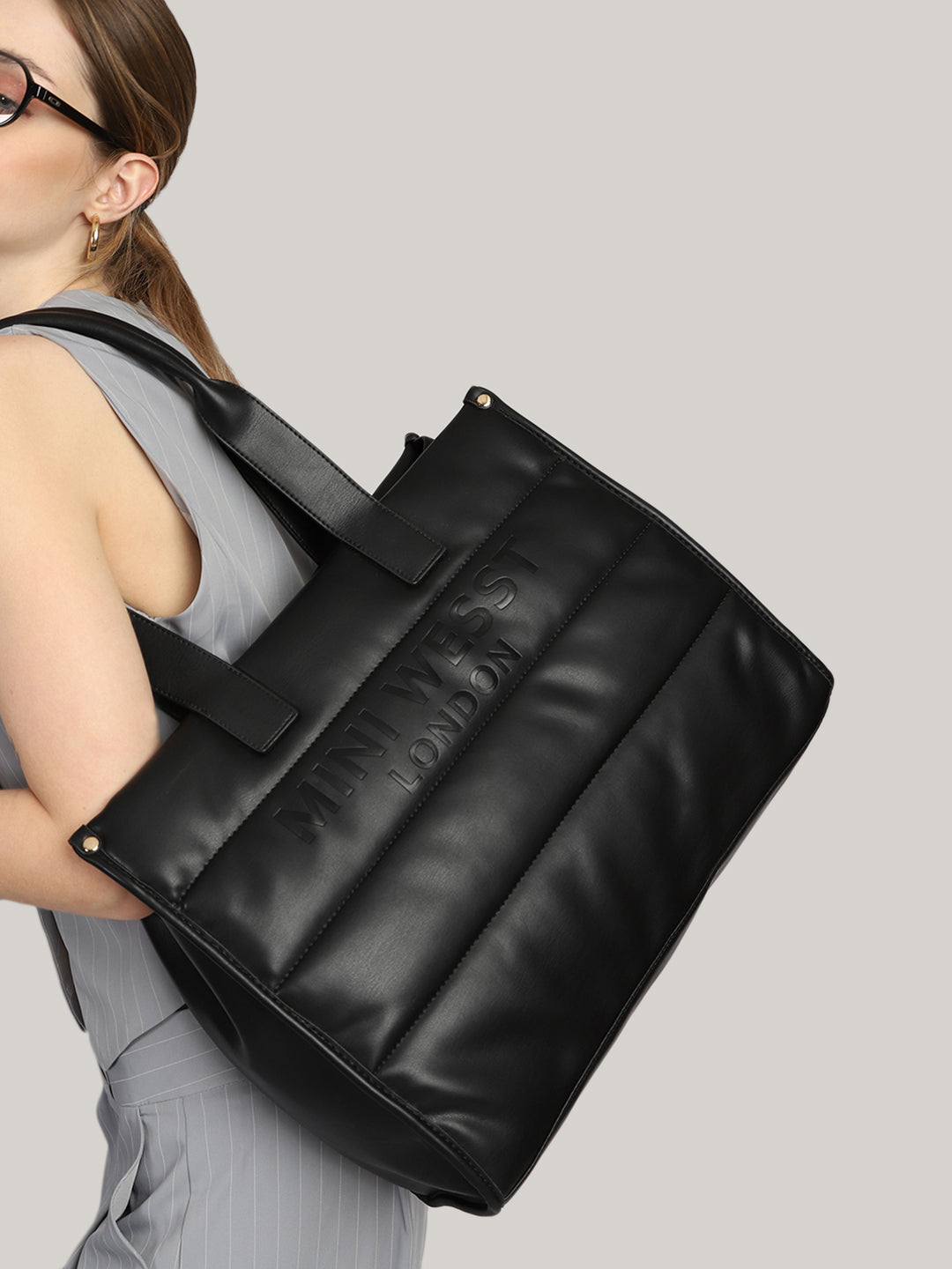 Parisian Luxury Black London Tote
