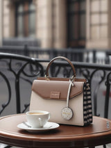 Yin & Yang Luxe Beige London Handbag