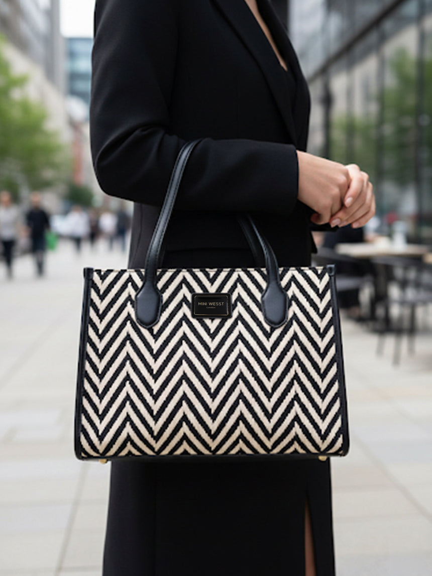 Boulevard Luxe Printed London Handbag