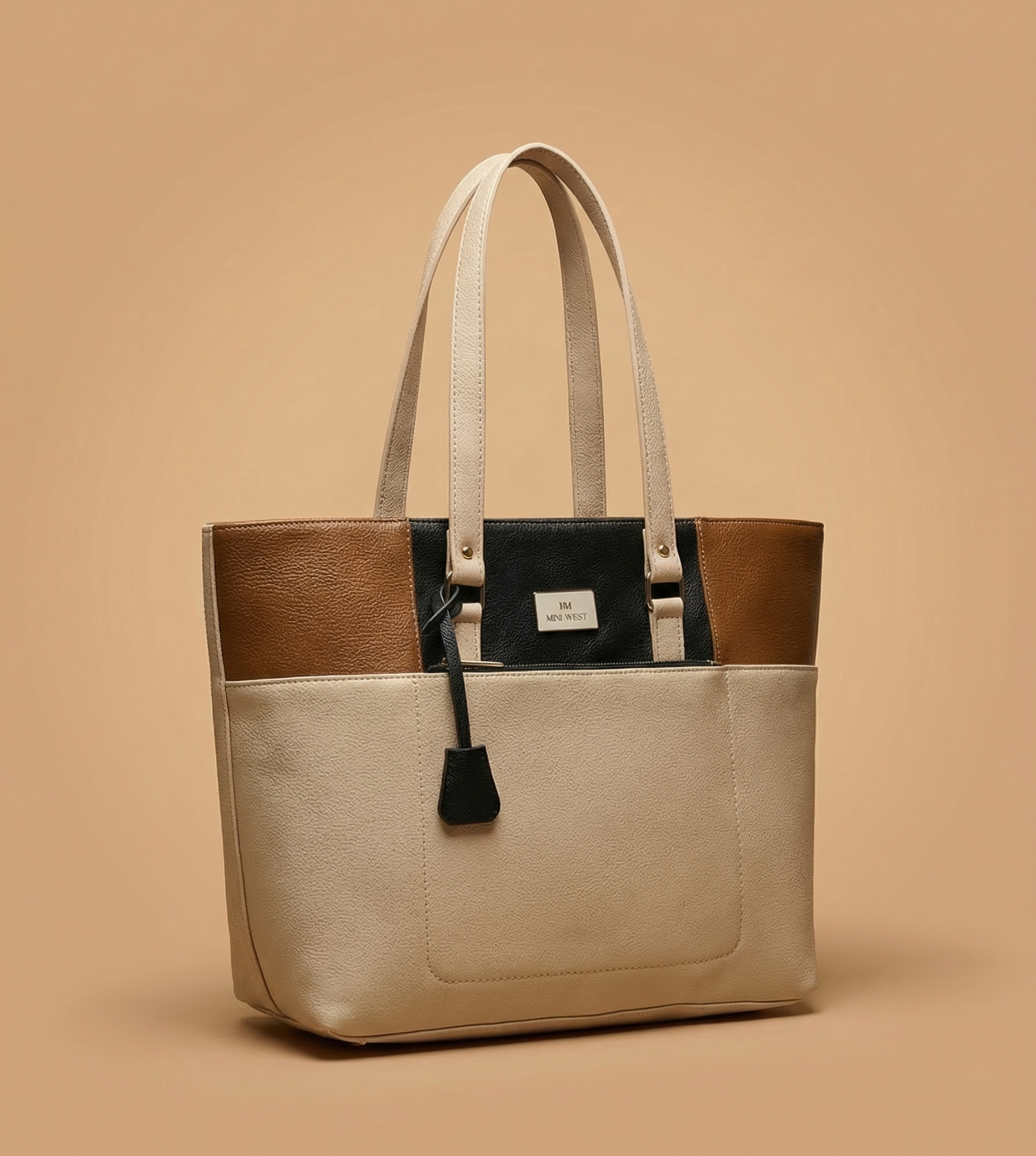 Geller Beige Classic Tote Bag