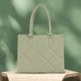 Times Square Newyork Lightgreen Tote