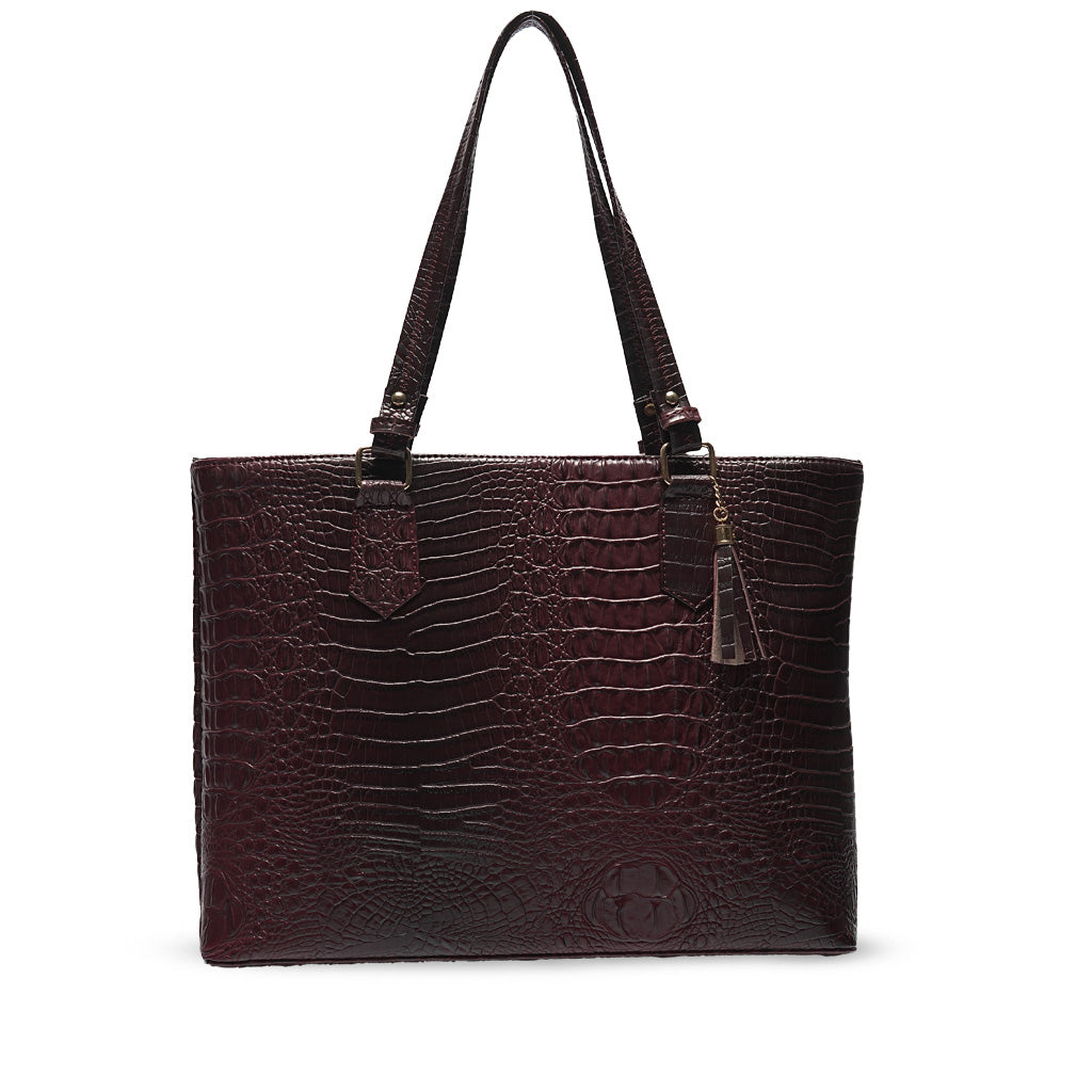 The Tokyo Maroon Tote Bag