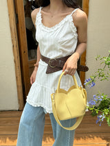 TULIP BUCKET HANDBAG