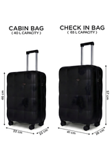 Marvel Pro Cabin Black Small Luggage