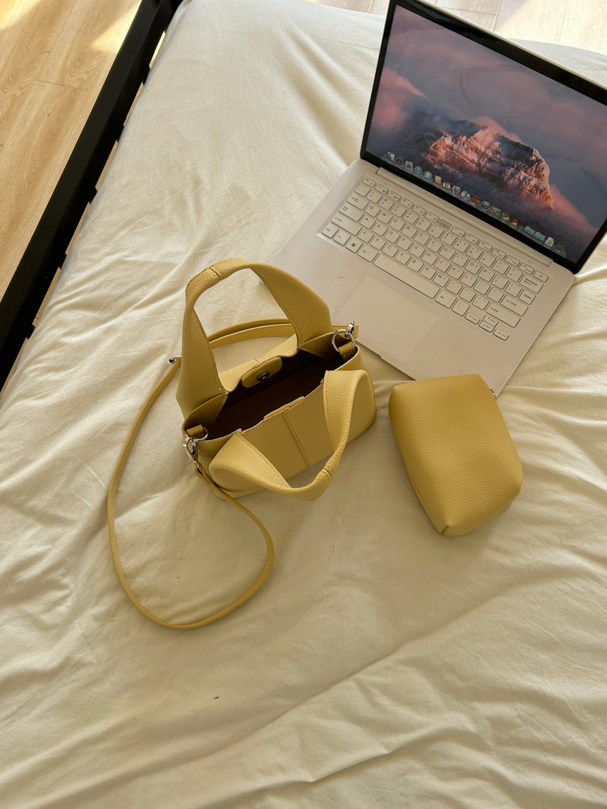 Yellow Hilary Bucket Sling Bag