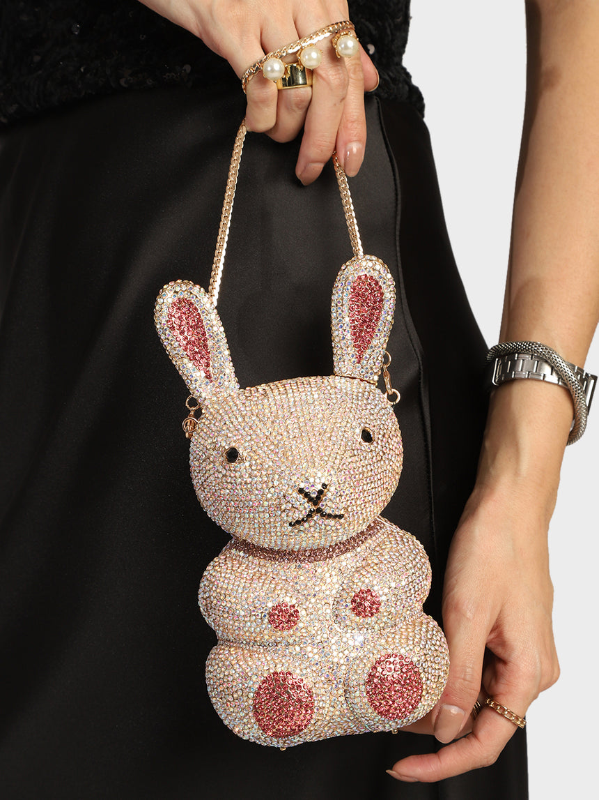 Rabbit Multicoloured Clutch