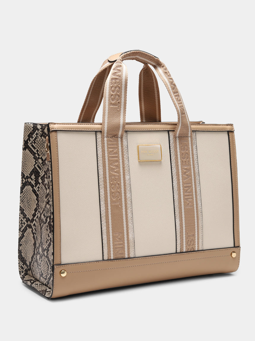 Prague Luxury Beige London Handbag