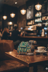 Camel Multicolor Clutch